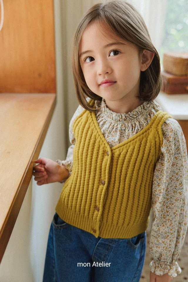 Mon Atelier - Korean Children Fashion - #childofig - Sunup Vest - 4