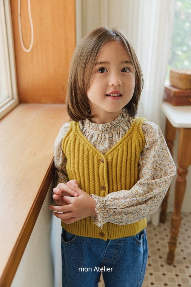 Mon Atelier - Korean Children Fashion - #designkidswear - Sunup Vest - 5