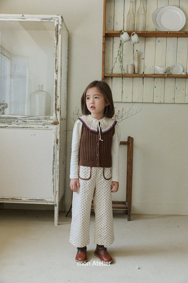 Mon Atelier - Korean Children Fashion - #discoveringself - Flower Pants - 4