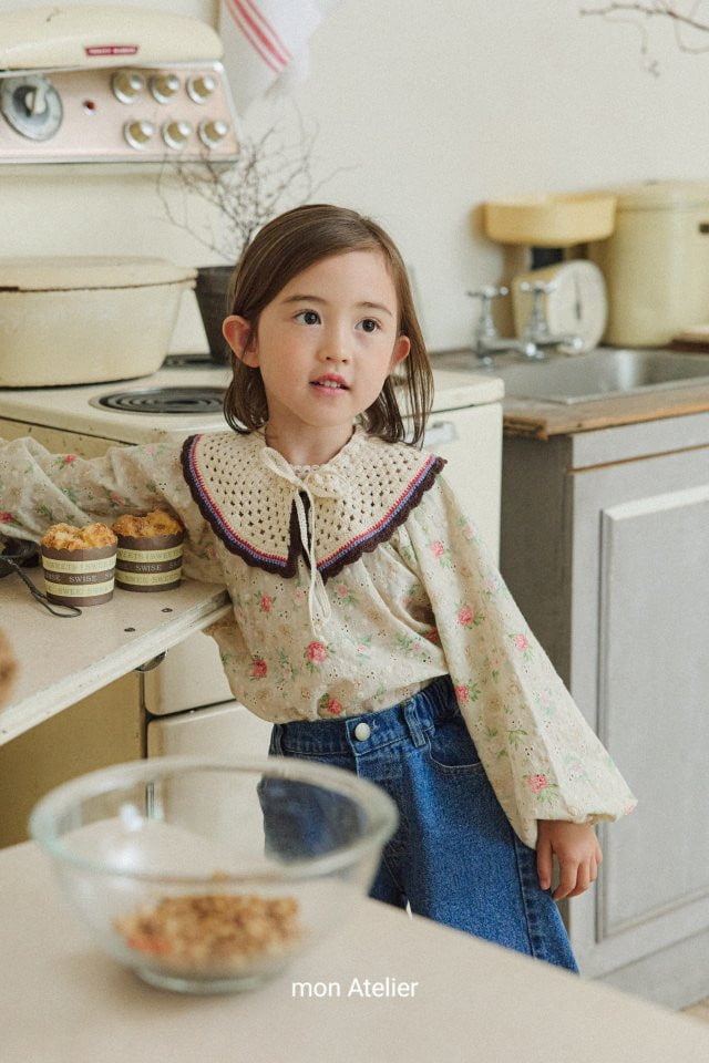 Mon Atelier - Korean Children Fashion - #kidsshorts - Vintage Blouse - 10