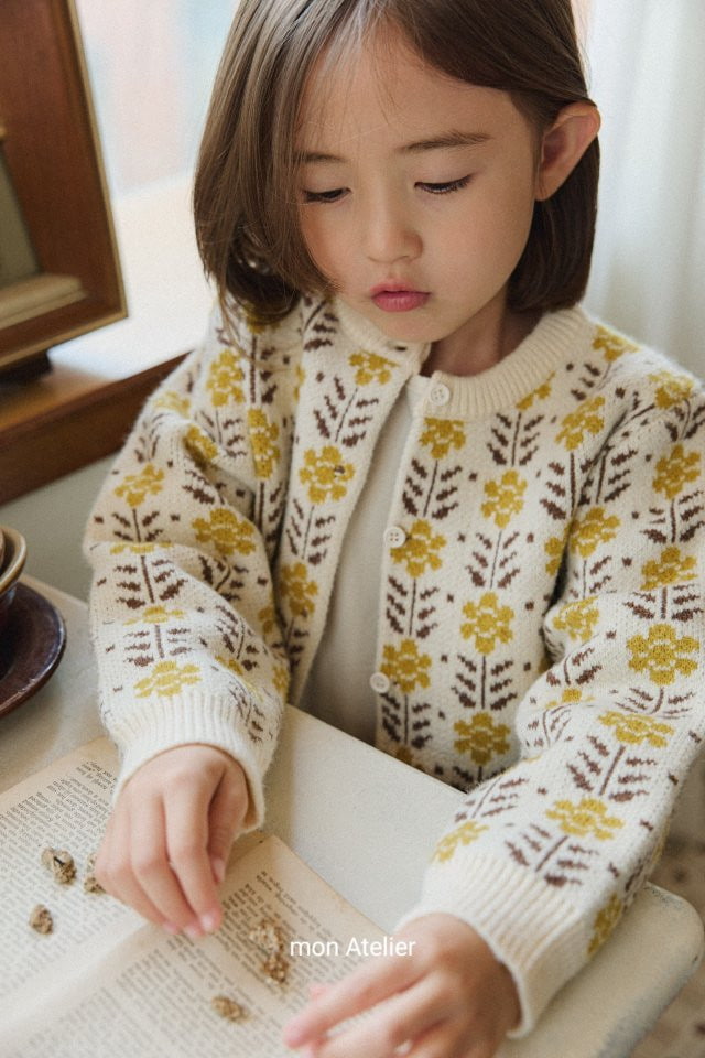 Mon Atelier - Korean Children Fashion - #kidsstore - Retro Cardigan - 6