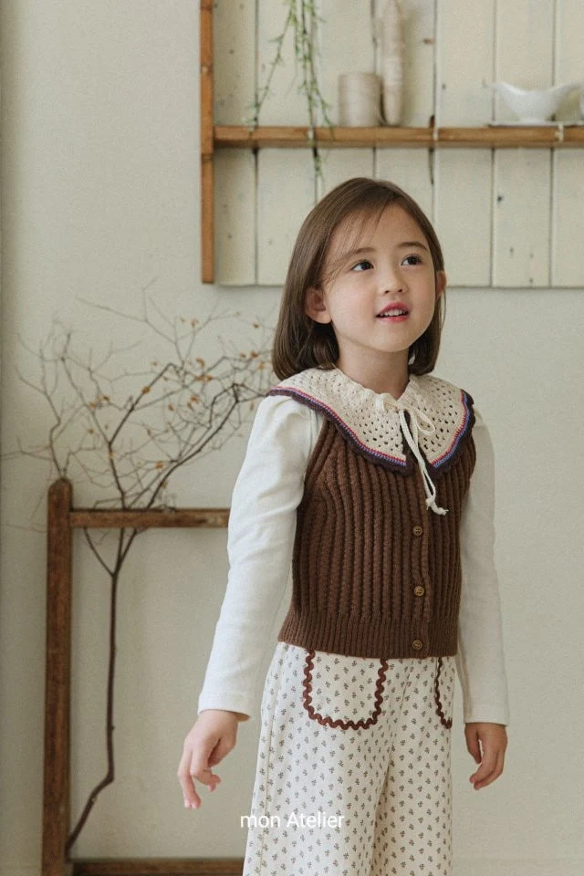 Mon Atelier - Korean Children Fashion - #kidsstore - Sunup Vest - 9