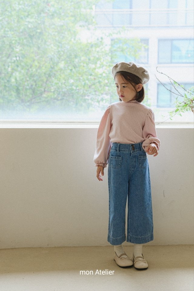 Mon Atelier - Korean Children Fashion - #kidsstore - It Item Denim Pants - 4