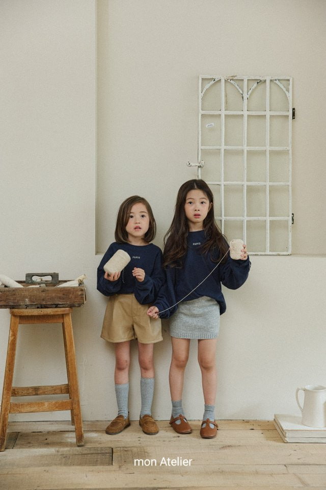 Mon Atelier - Korean Children Fashion - #littlefashionista - Simple Knit Skirt - 2