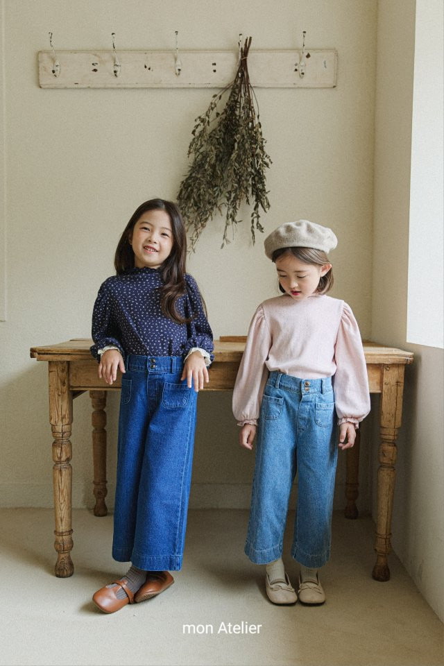 Mon Atelier - Korean Children Fashion - #littlefashionista - It Item Denim Pants - 6