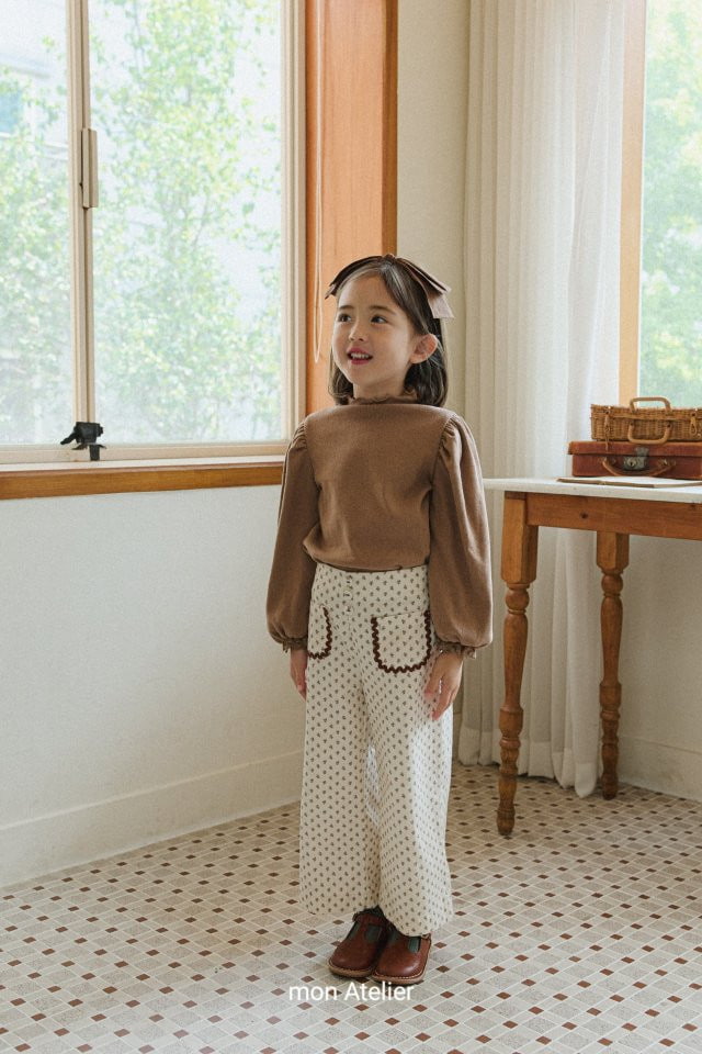 Mon Atelier - Korean Children Fashion - #magicofchildhood - Flower Pants - 10