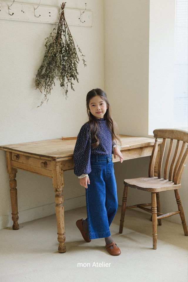 Mon Atelier - Korean Children Fashion - #magicofchildhood - It Item Denim Pants - 7