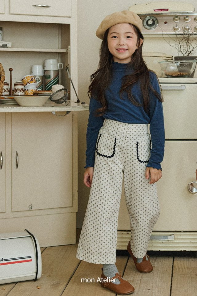 Mon Atelier - Korean Children Fashion - #minifashionista - Flower Pants - 11