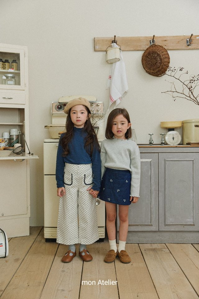 Mon Atelier - Korean Children Fashion - #prettylittlegirls - Flower Pants - 12