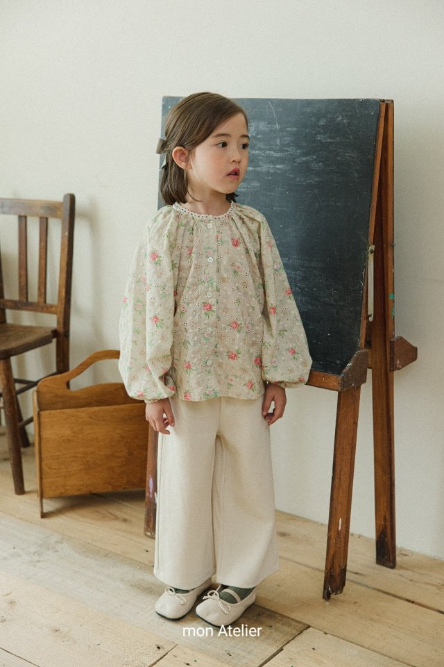 Mon Atelier - Korean Children Fashion - #toddlerclothing - Vintage Blouse - 4