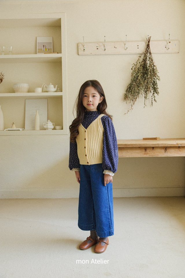 Mon Atelier - Korean Children Fashion - #todddlerfashion - It Item Denim Pants - 10