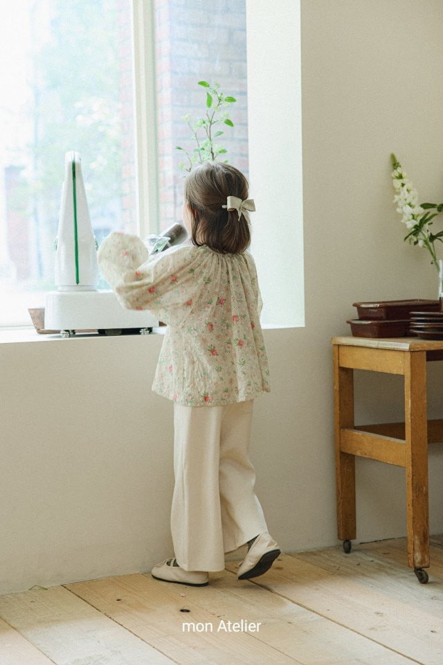 Mon Atelier - Korean Children Fashion - #toddlerclothing - Love You Pants - 2