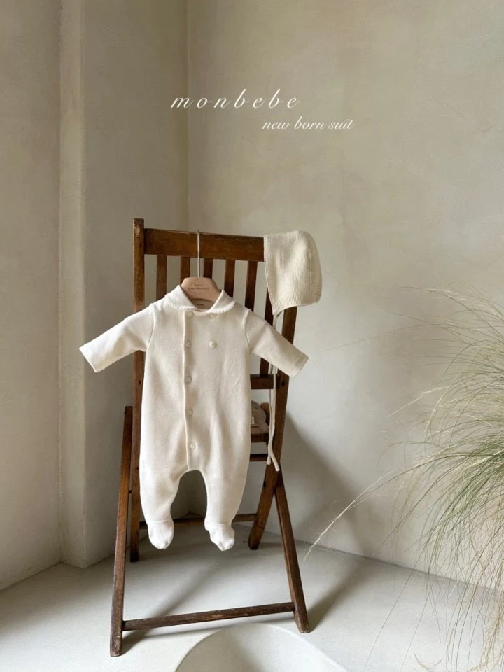 Monbebe - Korean Baby Fashion - #babyboutiqueclothing - Newborn Hamil Bodysuit - 3