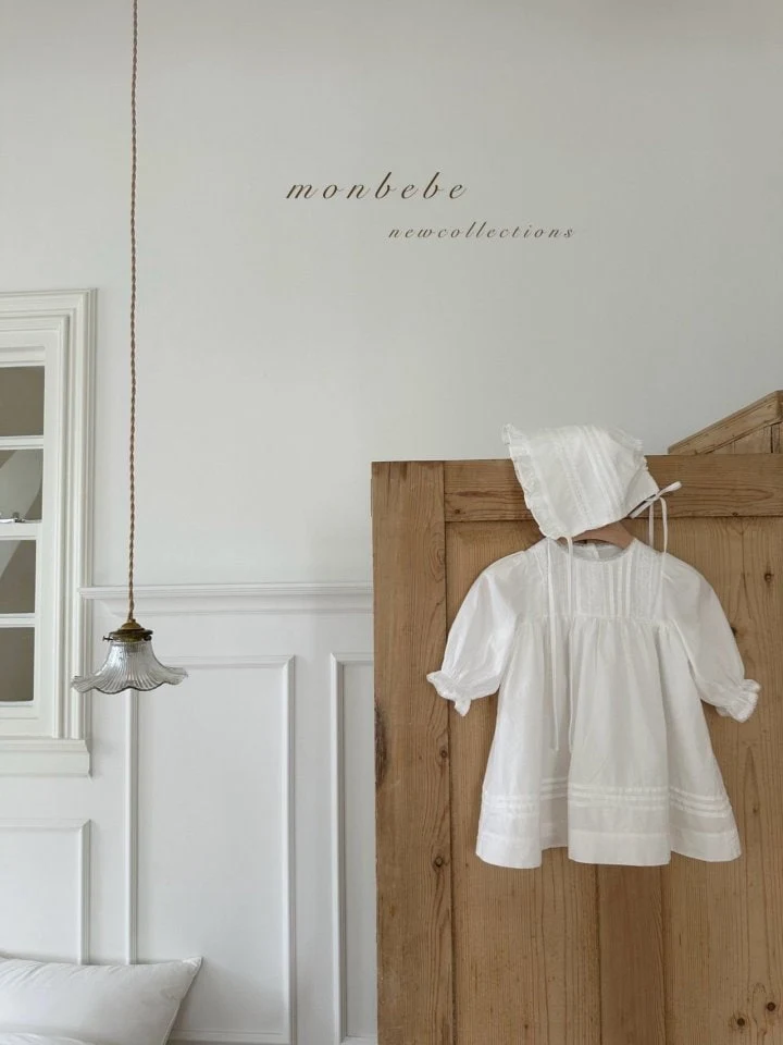 Monbebe - Korean Baby Fashion - #babyboutiqueclothing - Petit Pintuck Baby Dress