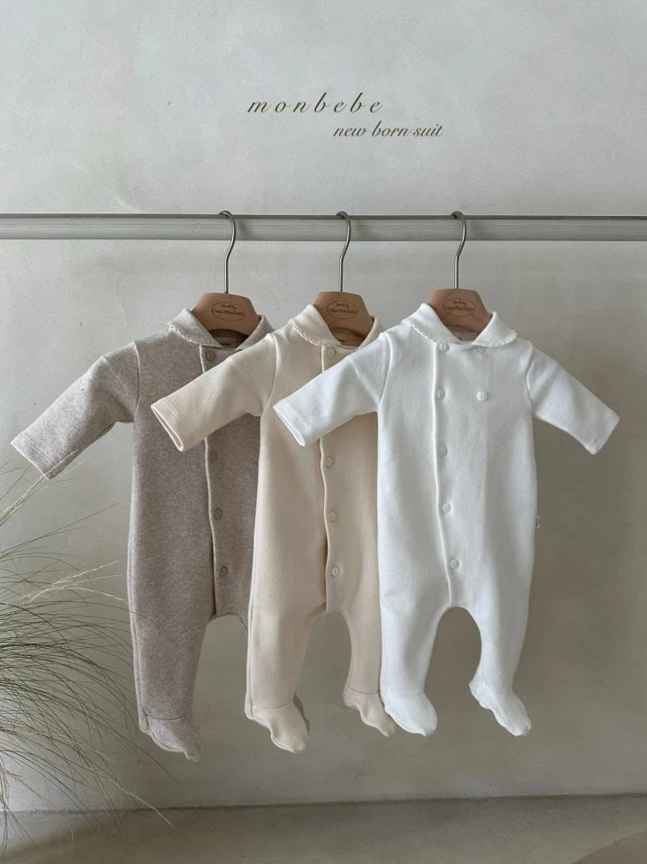 Monbebe - Korean Baby Fashion - #babyfever - Newborn Hamil Bodysuit - 6