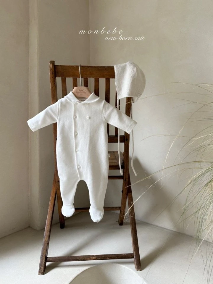 Monbebe - Korean Baby Fashion - #babyoninstagram - Newborn Hamil Bodysuit - 9