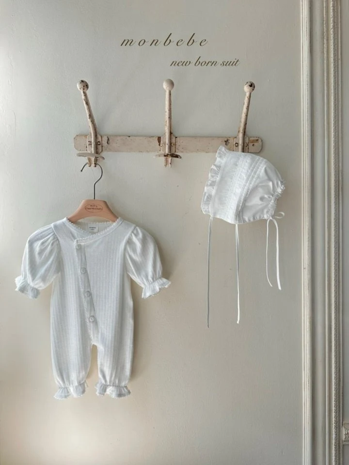 Monbebe - Korean Baby Fashion - #babyoninstagram - Newborn Celine Bodysuit - 11