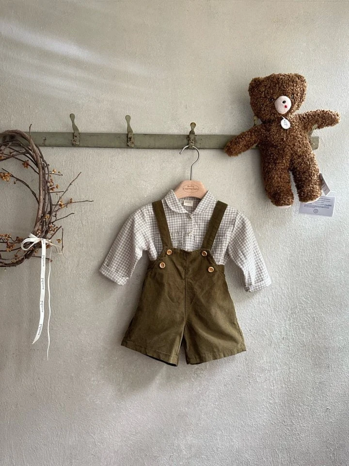 Monbebe - Korean Children Fashion - #magicofchildhood - Check Blouse - 9