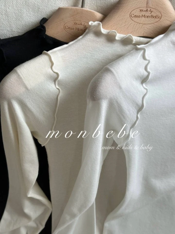 Monbebe - Korean Women Fashion - #momslook - Adult 24 Wave Half Turtleneck Tee - 7