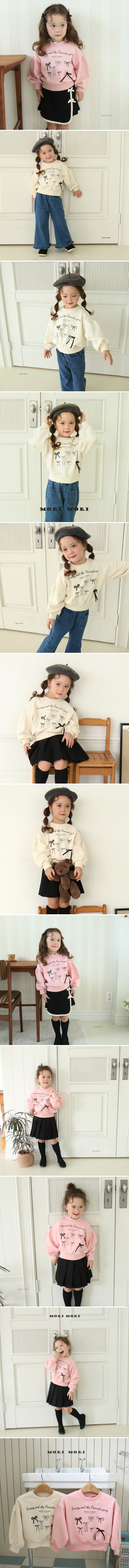 Mori Mori - Korean Children Fashion - #kidsstore - Ribbon Lover Tee