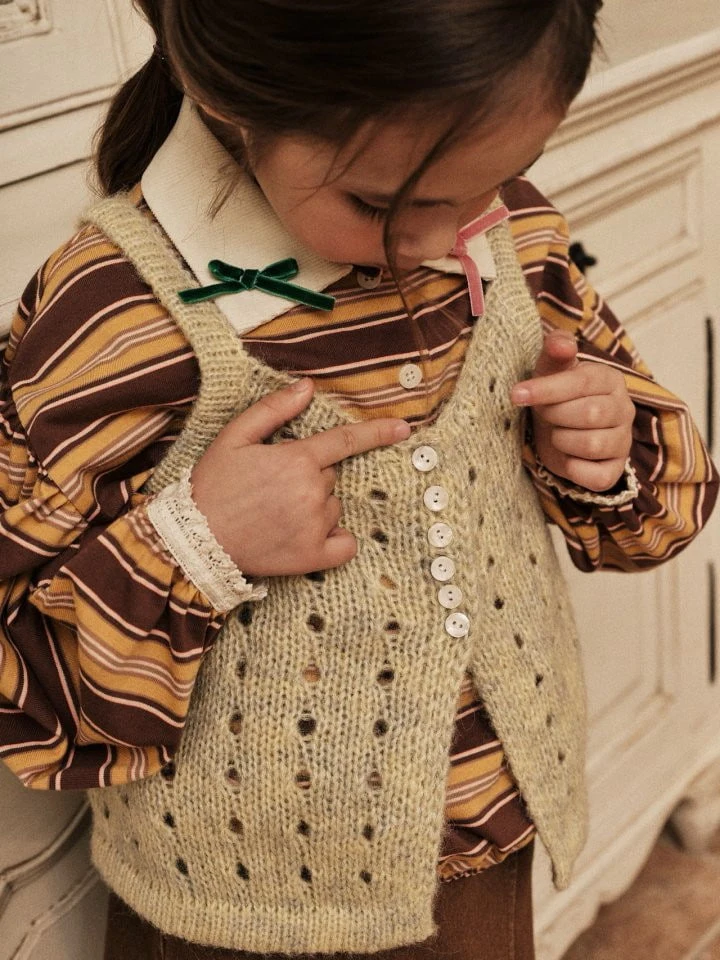 Mumunbaba - Korean Children Fashion - #Kfashion4kids - Wool Knit Vest - 5