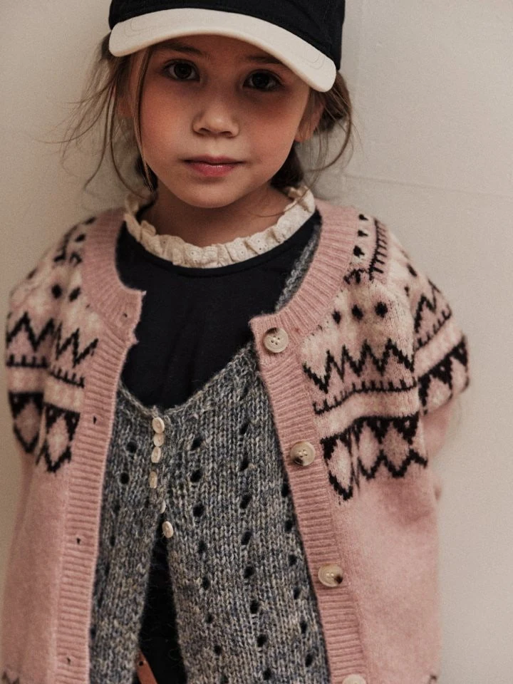 Mumunbaba - Korean Children Fashion - #designkidswear - Jacquard Wool Knit Cardigan - 10