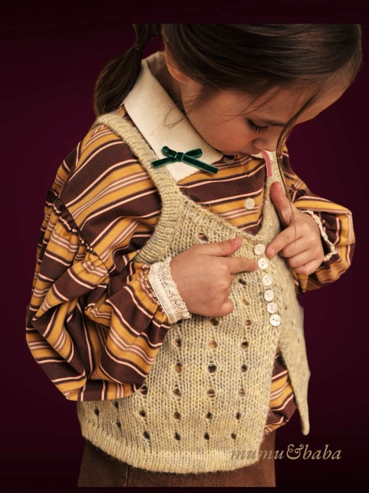 Mumunbaba - Korean Children Fashion - #fashionkids - Wool Knit Vest