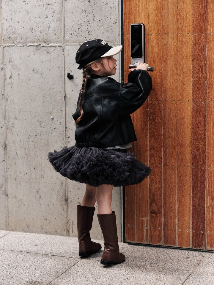 Mumunbaba - Korean Children Fashion - #kidzfashiontrend - Little Leather Jumper - 7