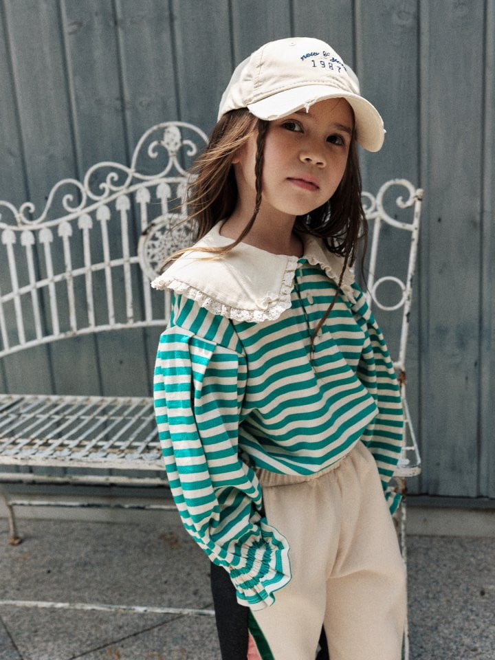 Mumunbaba - Korean Children Fashion - #magicofchildhood - Round Sailor Top - 2