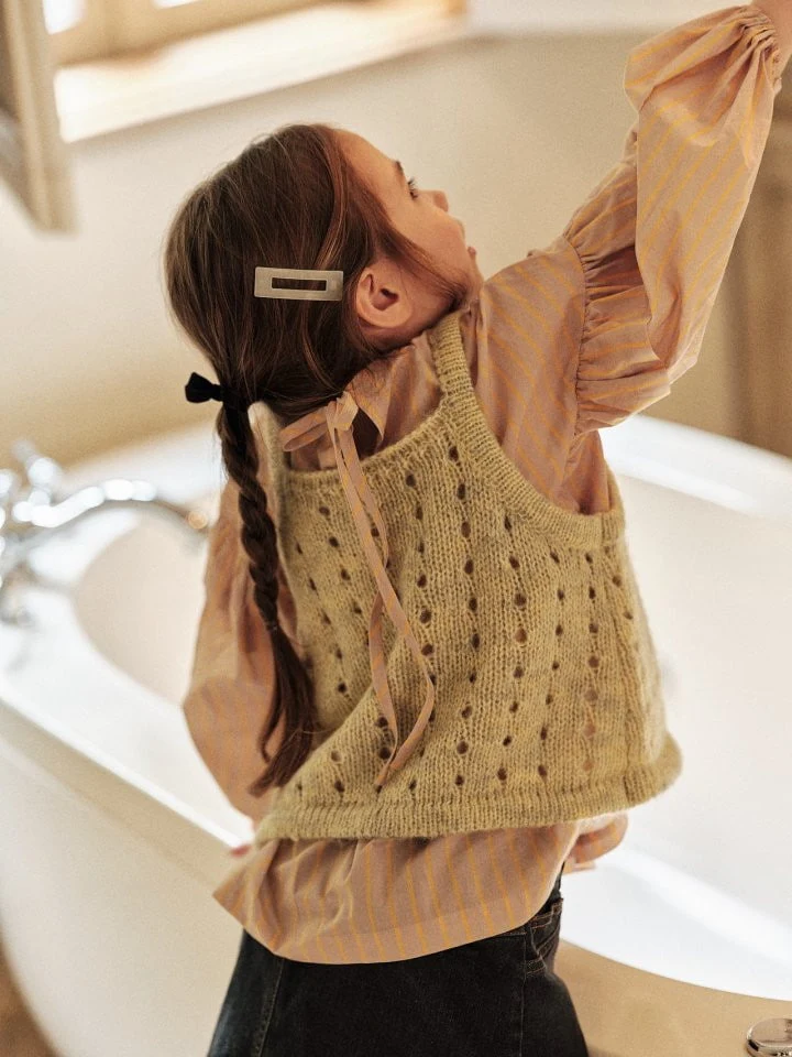 Mumunbaba - Korean Children Fashion - #minifashionista - Wool Knit Vest - 8