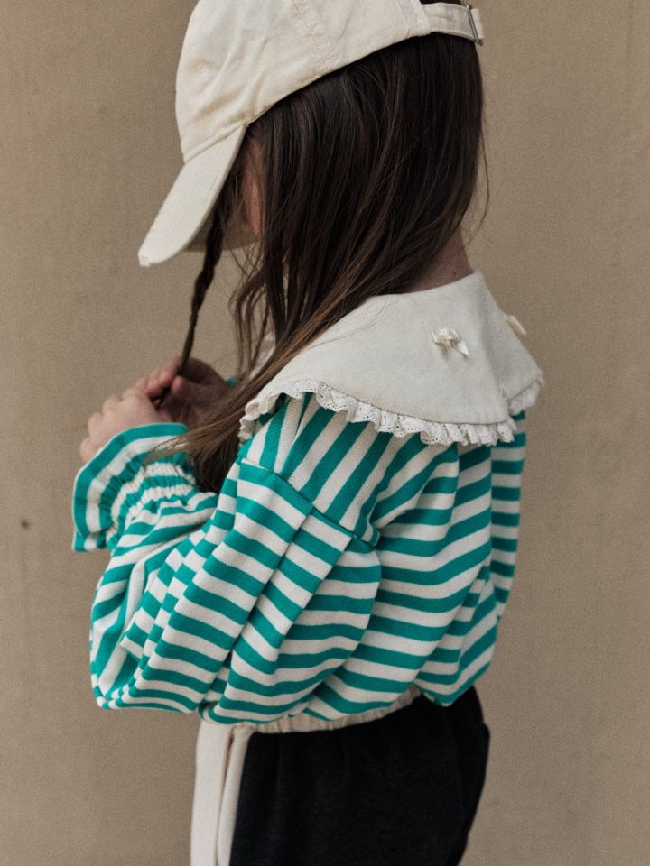 Mumunbaba - Korean Children Fashion - #minifashionista - Round Sailor Top - 4