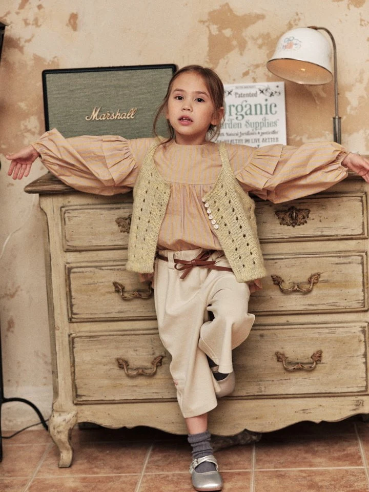 Mumunbaba - Korean Children Fashion - #prettylittlegirls - Wool Knit Vest - 9