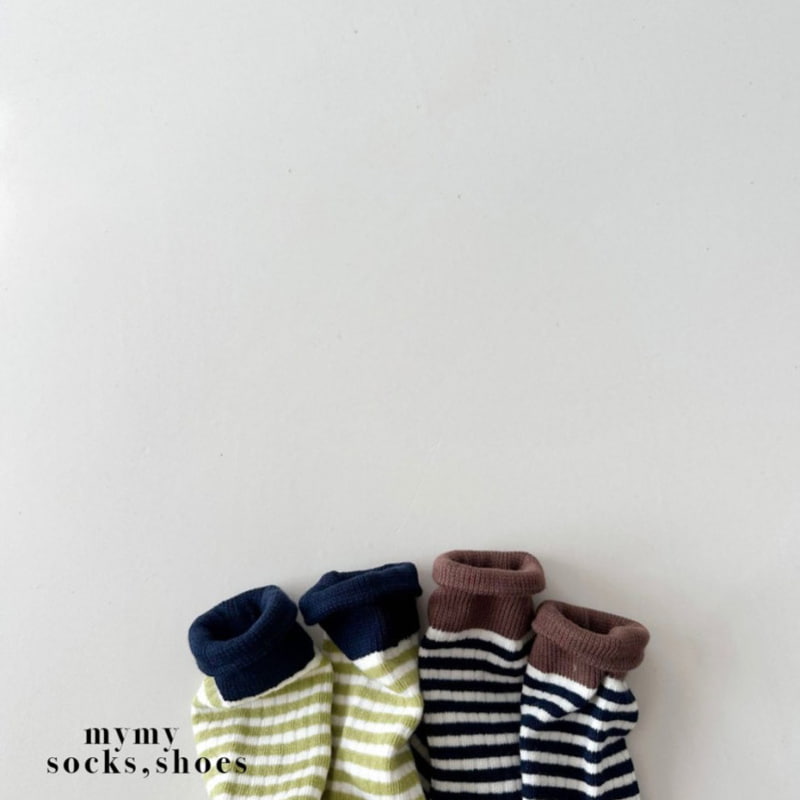 My Socks - Korean Children Fashion - #Kfashion4kids - Green Bean Socks - 5