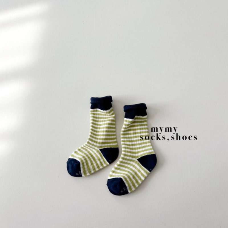 My Socks - Korean Children Fashion - #kidsstore - Green Bean Socks - 3