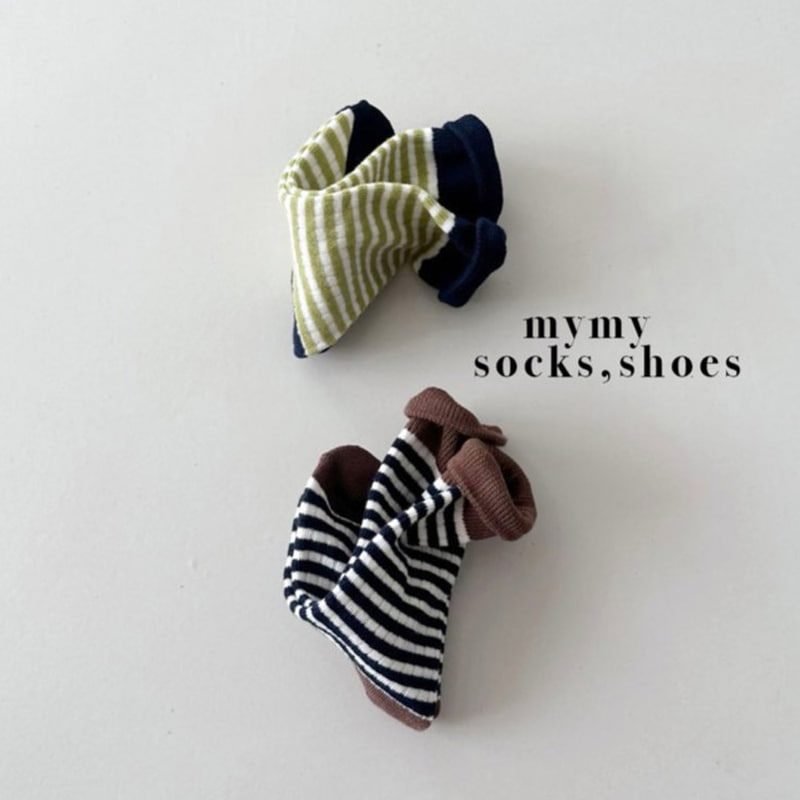 My Socks - Korean Children Fashion - #minifashionista - Green Bean Socks - 8