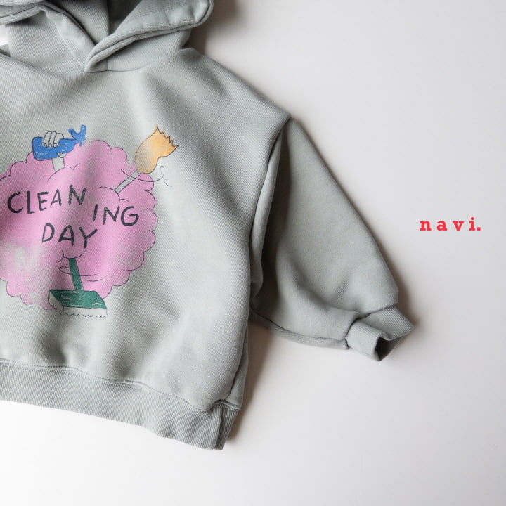 Navi - Korean Children Fashion - #childofig - Cleaning Hoodie - 12