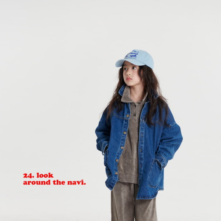 Navi - Korean Children Fashion - #childofig - East Denim Jacket