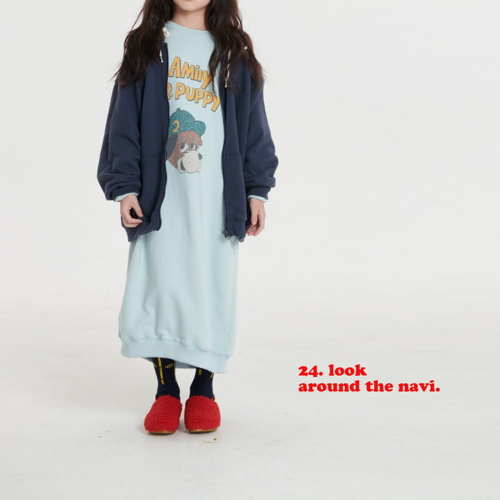 Navi - Korean Children Fashion - #childofig - Beat Hood Zip-up - 11