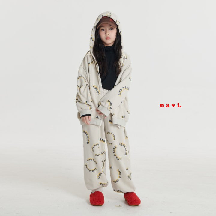 Navi - Korean Children Fashion - #childofig - Circle Hood Zip-up Jacket - 12