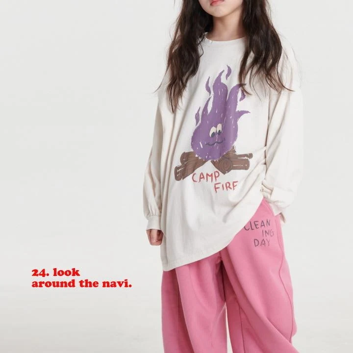 Navi - Korean Children Fashion - #discoveringself - Fire Long Tee - 7