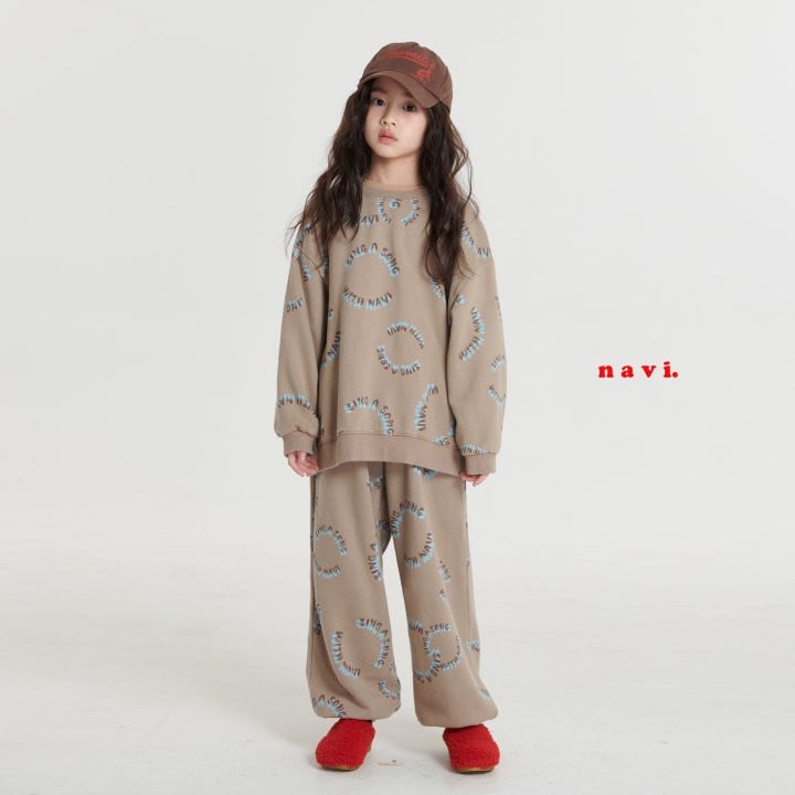 Navi - Korean Children Fashion - #discoveringself - Circle Sweatshirts - 2