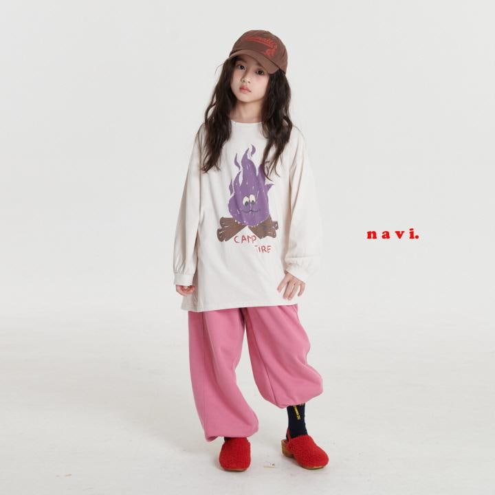 Navi - Korean Children Fashion - #kidsshorts - Fire Long Tee - 9