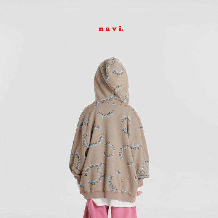 Navi - Korean Children Fashion - #kidzfashiontrend - Circle Hood Zip-up Jacket - 5