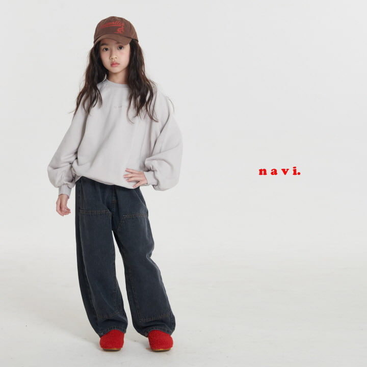 Navi - Korean Children Fashion - #littlefashionista - Double Knee Denim Pants - 3