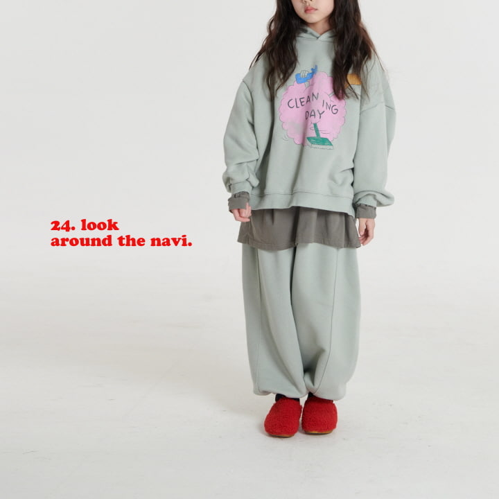 Navi - Korean Children Fashion - #magicofchildhood - Cleaning Hoodie - 8