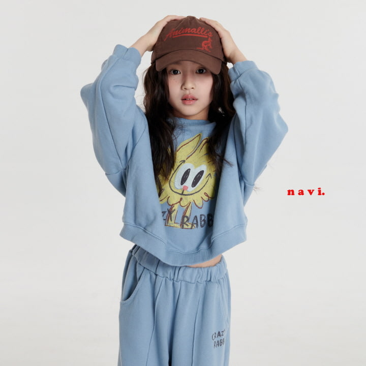 Navi - Korean Children Fashion - #minifashionista - Rabbit Crop Sweatshirts