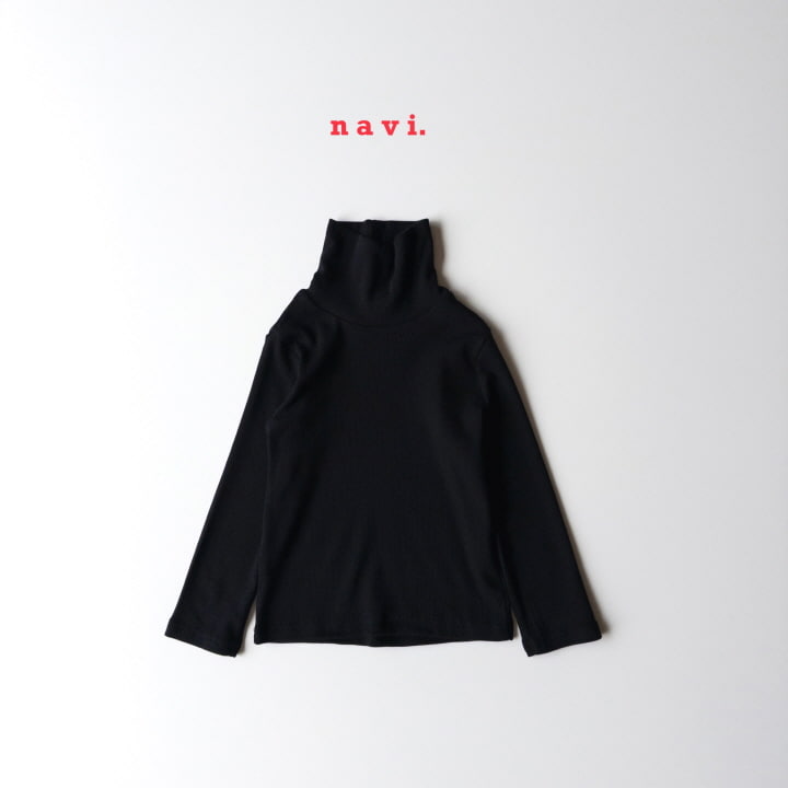 Navi - Korean Children Fashion - #stylishchildhood - Mild Turtleneck Tee - 12