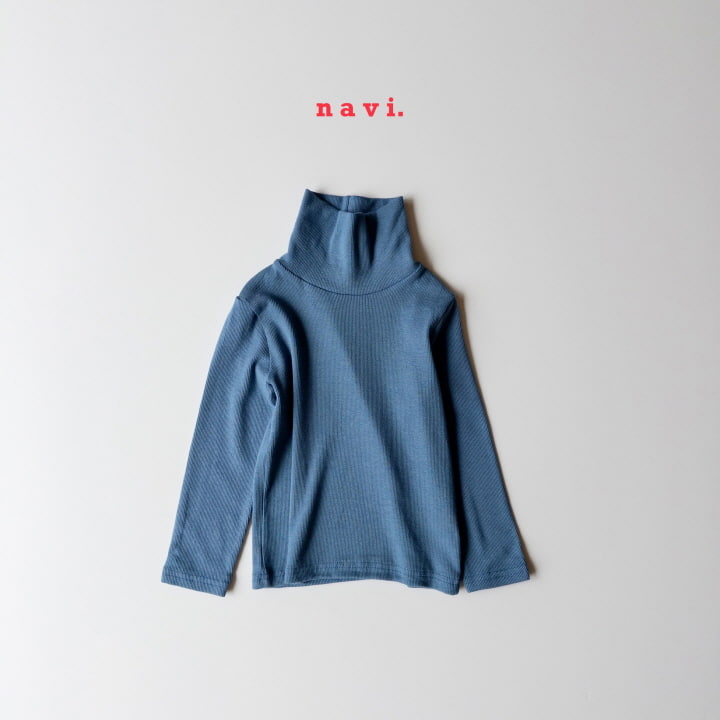 Navi - Korean Children Fashion - #todddlerfashion - Mild Turtleneck Tee - 10