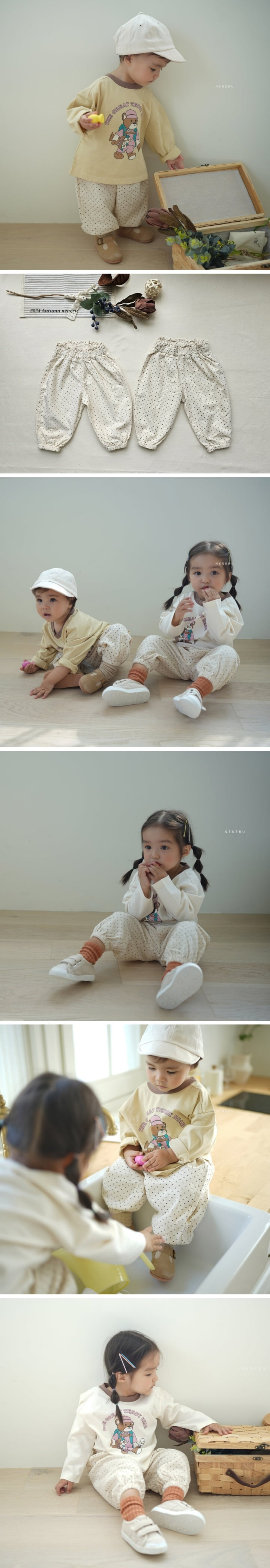 Neneru - Korean Baby Fashion - #babyootd - Bebe Tori Pants