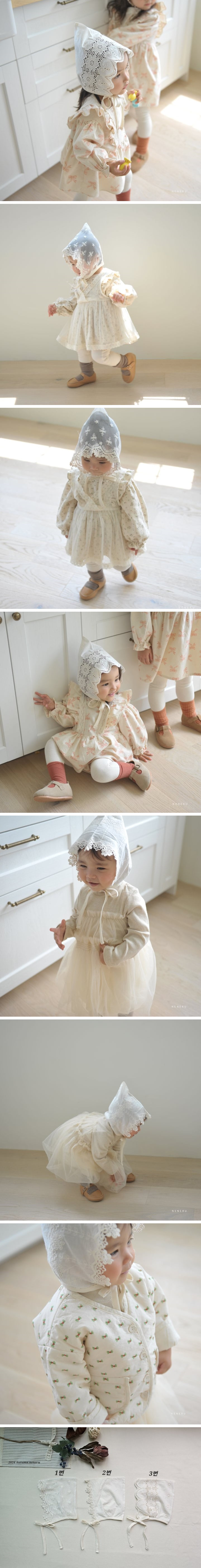 Neneru - Korean Baby Fashion - #babyoutfit - Daisy Bonnet